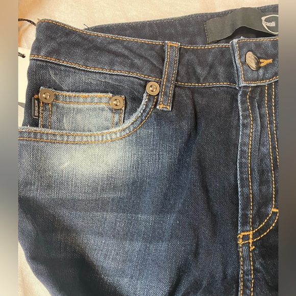 CAVALLI -straight leg denim pant - Picture 5 of 7